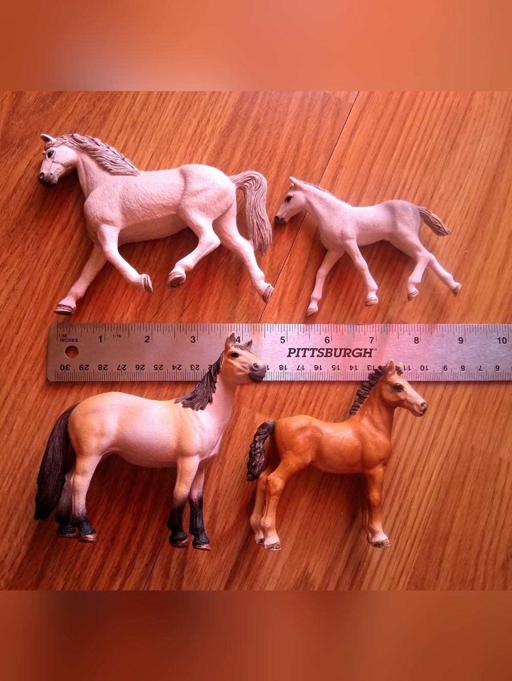 Schleich Group Of 4 Horses,